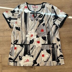 KOI SCRUB TOP